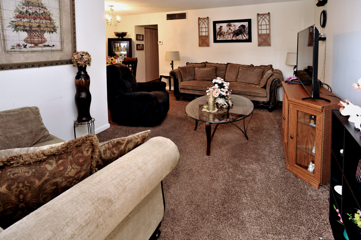 Living room with TV and Sofa